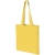 Katoenen tas met lange hengsels (100 g/m2) geel
