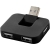 Gaia 4 poorts USB hub zwart