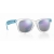 Klassieke zonnebril met spiegelglazen (UV400) blauw