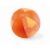 Kleine transparante strandbal (23,5 cm) oranje