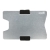 Aluminium RFID anti-skimming creditcard houder zilver