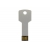 USB stick 2.0 key 8GB zilver