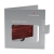 Victorinox Swisscard Classic transparant rood