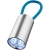 Vela 6-LED zaklamp met gloeibandje Process blauw