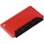 IJskrabber met rubber in creditcardformaat rood