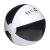 BeachBall strandbal (27 cm) wit/zwart