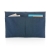 Magnetisch sluitende 15.6" laptop sleeve PVC-vrij blauw