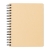 A5 Kraft spiraal notitieboek met memo's khaki