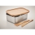 RVS Lunchbox 600ML hout