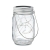 Mason jar solar buitenlamp transparant