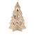 Houten kerstboom decoratie hout