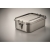 RVS lunchbox 1200ml mat zilver