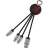 SCX.design C16 kabel met oplichtende ring rood/ zwart
