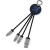 SCX.design C16 kabel met oplichtende ring blauw/zwart