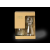 Glazen fles (1L) met twee glazen (400 ml) 