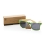 Bamboe en RCS zonnebril van gerecycled plastic groen