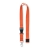 Lanyard katoen 20mm oranje