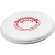 Orbit frisbee van gerecycled plastic wit