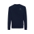 Iqoniq Zion gerecycled katoen sweater donkerblauw