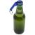 Tao fles- en blikopener van RCS gerecycled aluminium met sleutelhanger koningsblauw