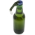 Tao fles- en blikopener van RCS gerecycled aluminium met sleutelhanger groen
