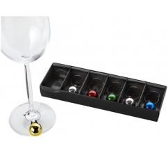 Glas-markers, set van 6 bedrukken