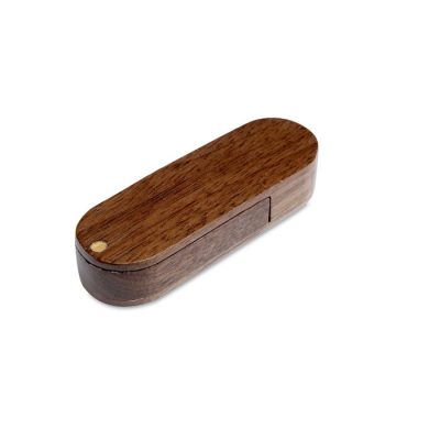 Afbeelding van relatiegeschenk:Woody Flash Houten uitklapbare USB stick 4GB