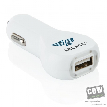 Afbeelding van relatiegeschenk:USB autolader