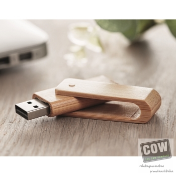 Afbeelding van relatiegeschenk:Bamboe USB stick  16GB