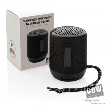 Afbeelding van relatiegeschenk:Soundboom IPX4 waterdichte 3W draadloze speaker