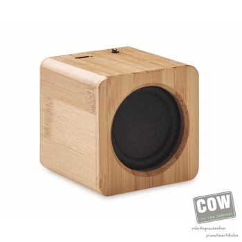 Afbeelding van relatiegeschenk:Draadloze bamboe speaker