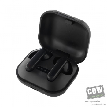 Afbeelding van relatiegeschenk:Aron TWS Wireless Earbuds in Charging Case oortjes