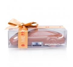 Chocolade Porsche 911 Carrera - Kerstmis Chocolade figuurtje voor Kerstmis bedrukken