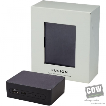 Afbeelding van relatiegeschenk:Fusion 10.000 mAh draadloze powerbank