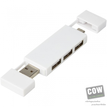 Afbeelding van relatiegeschenk:Mulan dubbele USB 2.0 hub