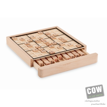 Afbeelding van relatiegeschenk:Houten sudoku bordspel