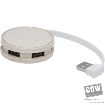 Afbeelding van relatiegeschenk:Kenzu tarwestro USB hub
