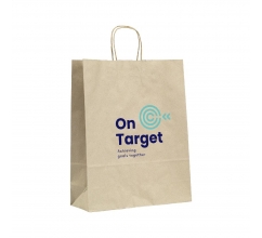 Leaf It Bag gerecycled graspapier (90 g/m²) M bedrukken