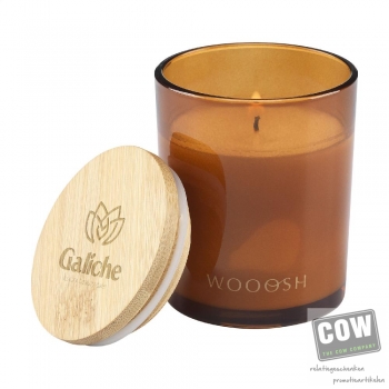 Afbeelding van relatiegeschenk:Wooosh Scented Candle Musk Peach geurkaars