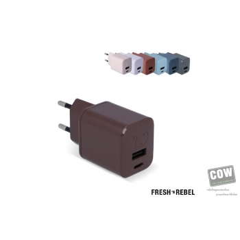 Afbeelding van relatiegeschenk:2WC30 I Fresh 'n Rebel Mini Charger USB-C + A PD // 30W